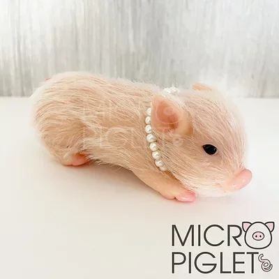 Exclusive Silicone Piglet Pearl Necklace