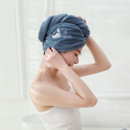 (2022 HOT SALE - SAVE 48% OFF )Rapid Hair Drying Towel with Buttons