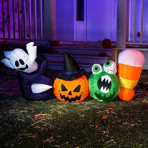 6ft Halloween Inflatable Boo Words