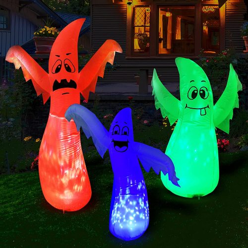 3 in 1 Halloween Cute Ghosts Inflatable - 6ft 5ft & 4ft
