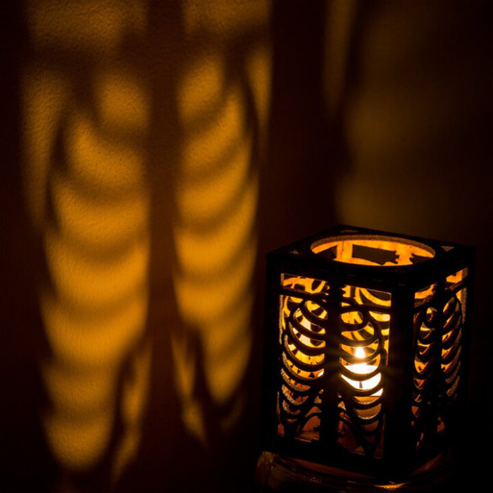 🎃 Halloween Skull Rib Shadow Lamp 💀