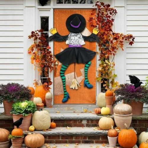 (🎃Early Halloween Sale🎃- 50% OFF) 😲Large Crashing Witch Halloween Decorations🧙‍♀