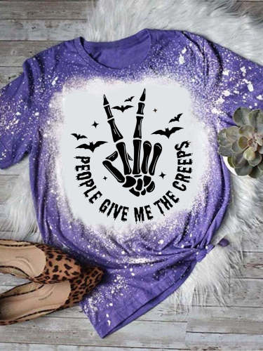 People Give Me The Creeps Tie Dye T-Shirt
