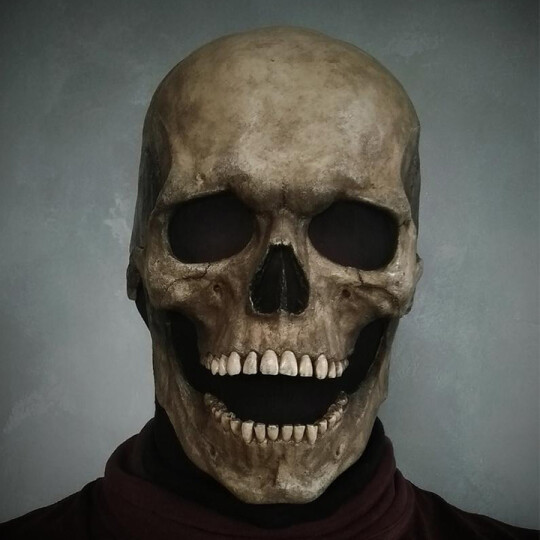 🎄Halloween limited🎄Full Head Skull mask/helmet with Movable Jaw