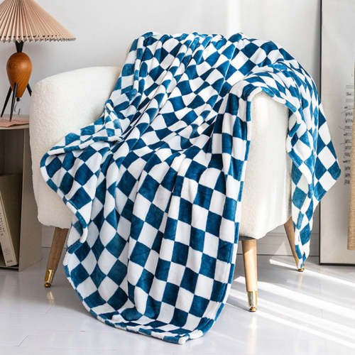 Four Season Plaid Checkerboard Blanket Sofa Throw Blanket