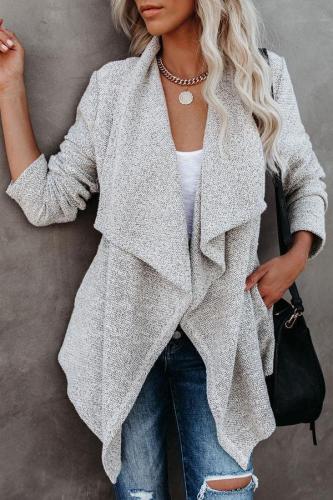 Fireside Pocketed Drape Coatigan