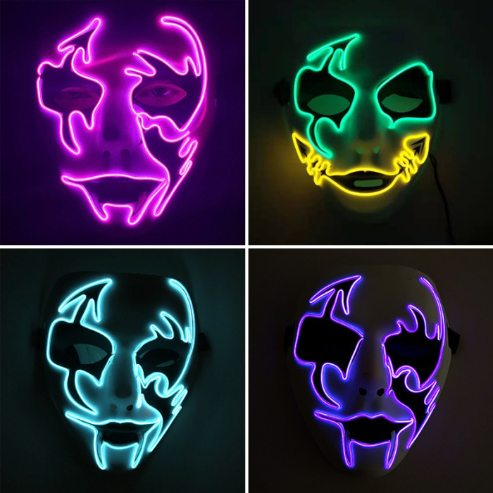 🔥Last Day Sale 50% OFF🔥 Halloween LED Glowing Mask