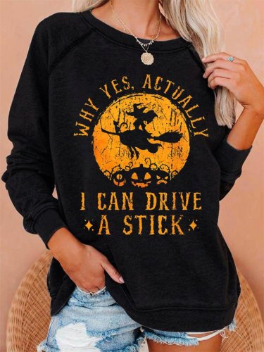 Fashion Print Long Sleeve Sweatshirt