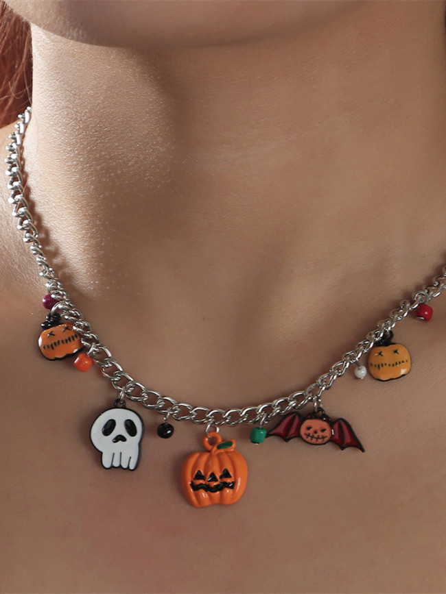 Lovely Halloween Elements Pendant Necklace