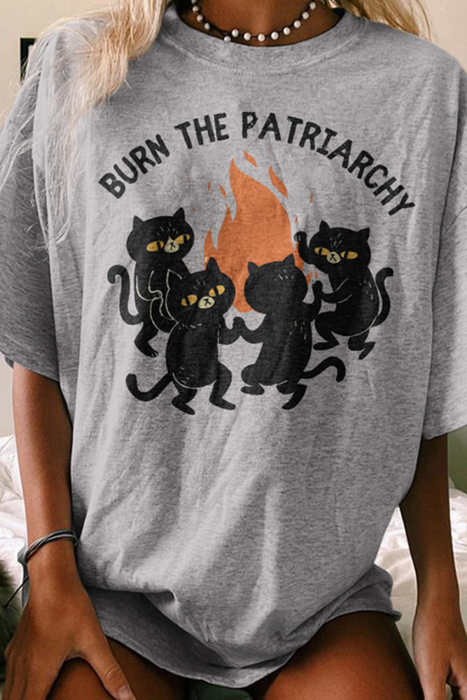 Burn The Patriarchy Casual T-Shirt