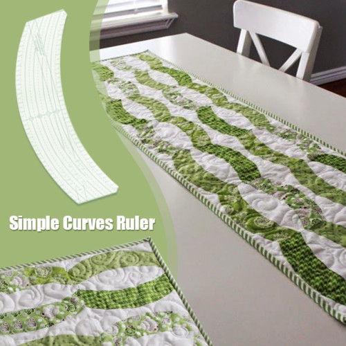 Simple Curves Ruler Template-With Instructions