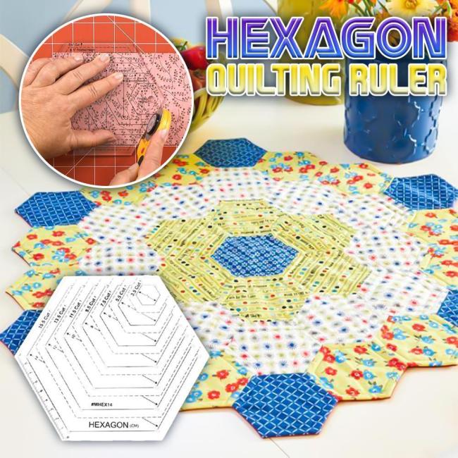 Hexagon Quilting Ruler-Hot Sale🔥