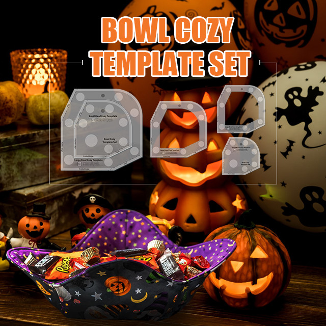 Bowl Cozy Template Cutting Ruler Set - (With Instructions)