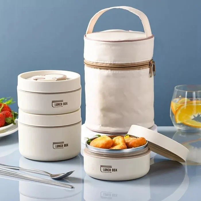 PORTABLE INSULATED LUNCH CONTAINER SET-LAST DAY 49% OFF