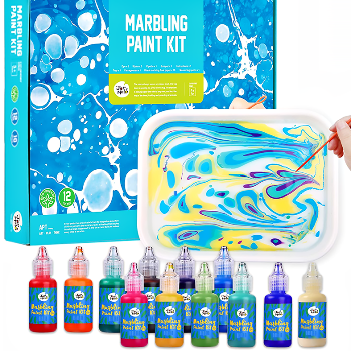 2022 New Water Marbling Paint Art Kit