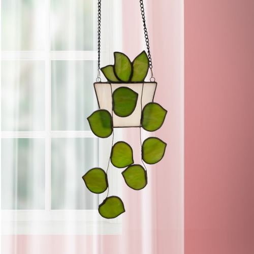 Any 2 pieces $43.99🔥-Window hanging Plants stained glass plants hanging💚