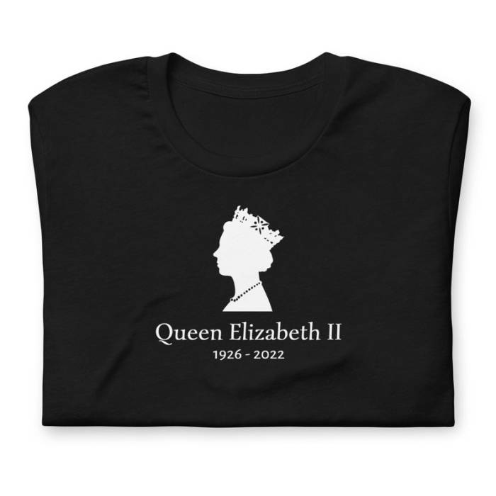 Queen Elizabeth II RIP t-shirt
