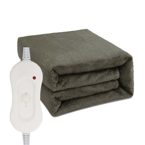 Plush Electric Blanket for Cold Weather, Fast Heating, Multi Heat Setting, Machine Washable,130*160cm
