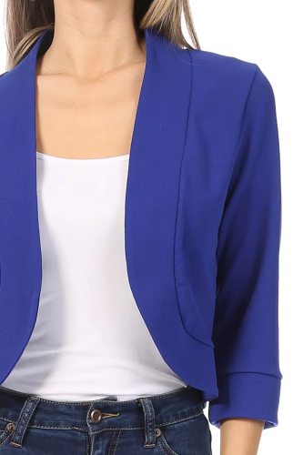 New women's tops Solid color jackets Small suits
