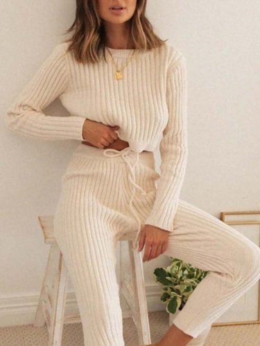 Two-piece knitted sweater