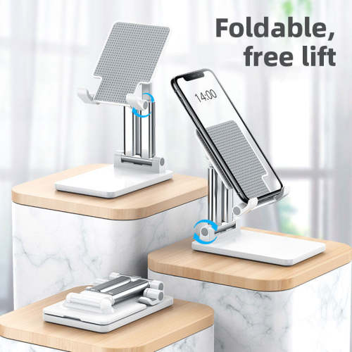 Christmas Pre-Sale 48% OFF - Foldable Aluminum Desktop Phone Stand (BUY 2 GET 1 FREE NOW)