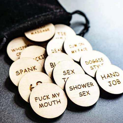 Funny Wooden Tokens