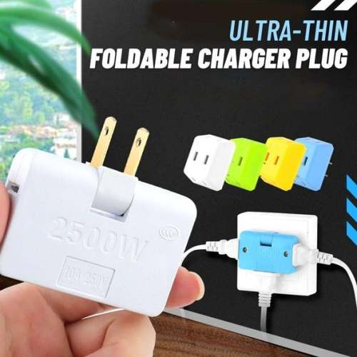 (🌲Early Christmas Sale- 48% OFF)Ultrathin Foldable Charger Plug--buy 5 get 3 free (8pcs)