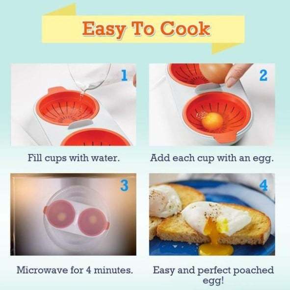 (🌲Early Christmas Sale- SAVE 48% OFF)Portable egg cooker for microwave