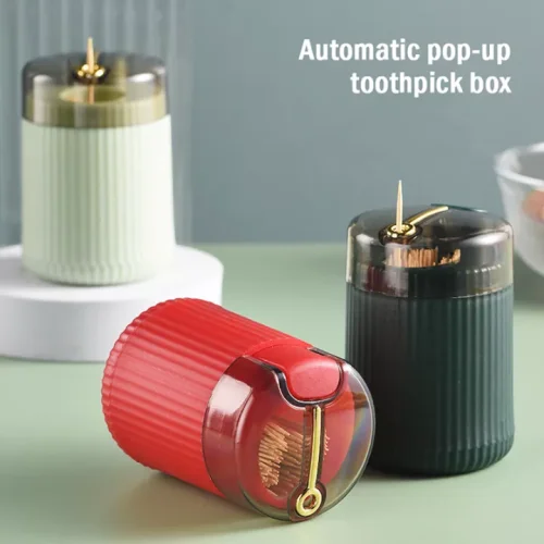 (🌲Early Christmas Sale- SAVE 48% OFF)Pop-up Automatic Toothpick Dispenser--buy 3 get 2 free(5pcs)