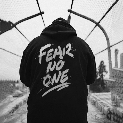 Fear No One Printed Men's All-match Hoodie