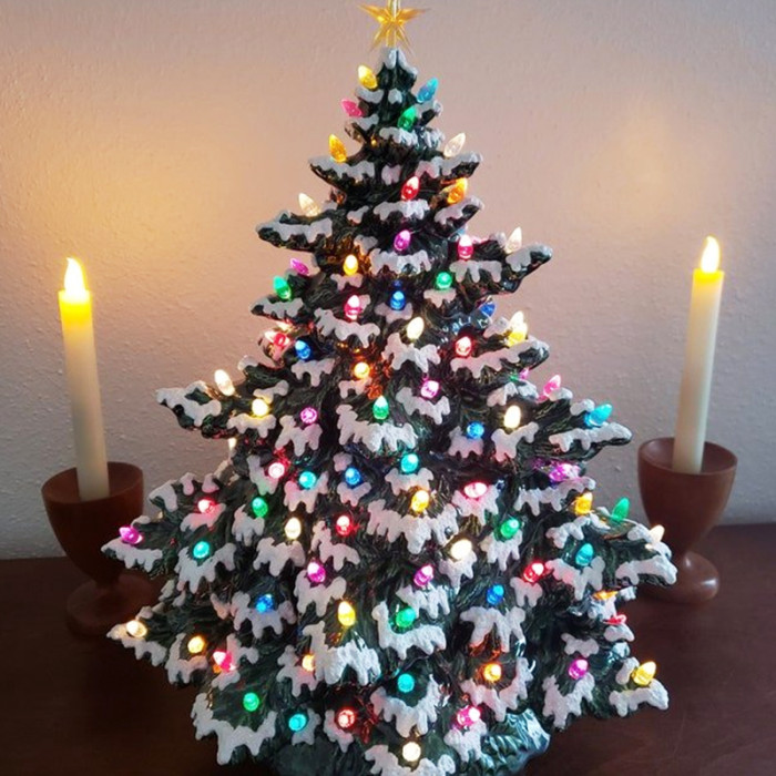 🎄Lighted  Colorful  Christmas Tree