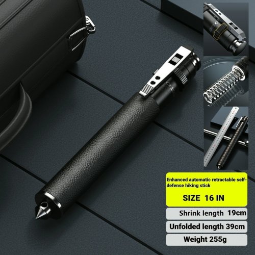 🔥48% OFF FOR A LIMITED TIME🎁Enhanced Automatic Retractable Self-Defense Hiking Stick