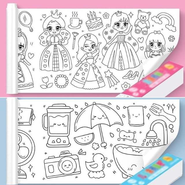 🎅CHRISTMAS SALE NOW-49% OFF🎄Children's Drawing Roll