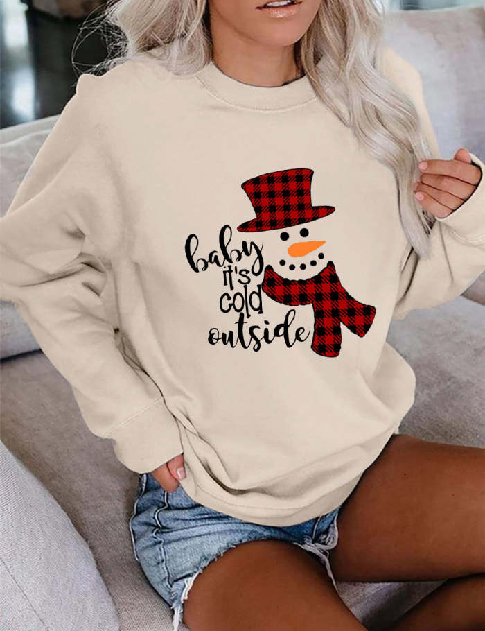 Baby It's Cold Outside Snowman Christmas Sweatshirt