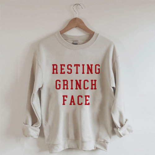 Resting Grinch Face Sweatshirt