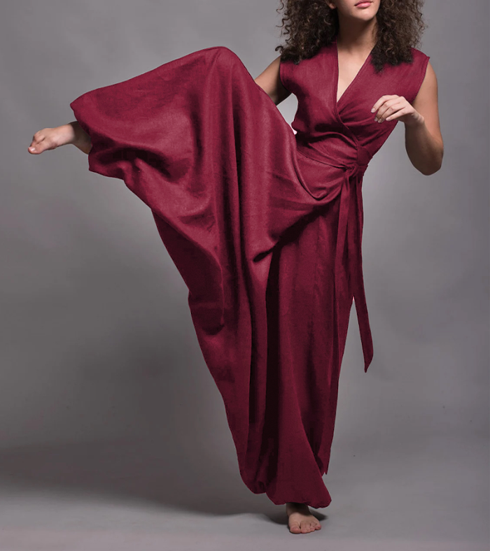 Tess Convertible Linen Jumpsuit