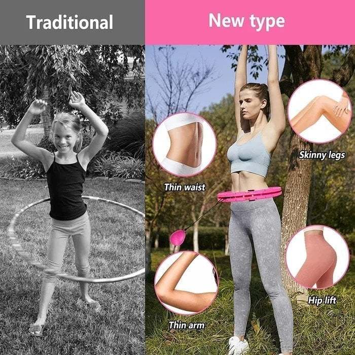 🔥 BIG SALE - 50% OFF & Free Shipping🔥🔥Detachable Smart Weighted Fit Hoop