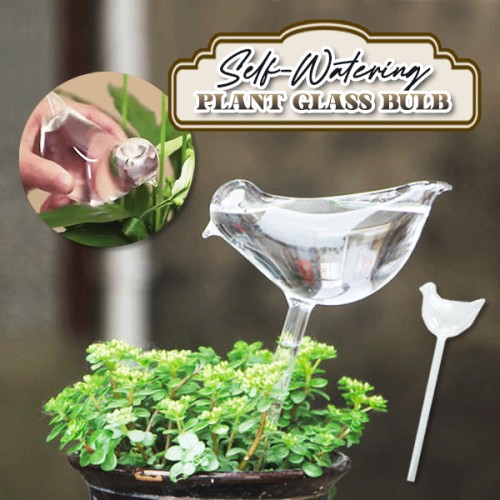 2 Pcs Self-Watering Plant Glass Bulbs