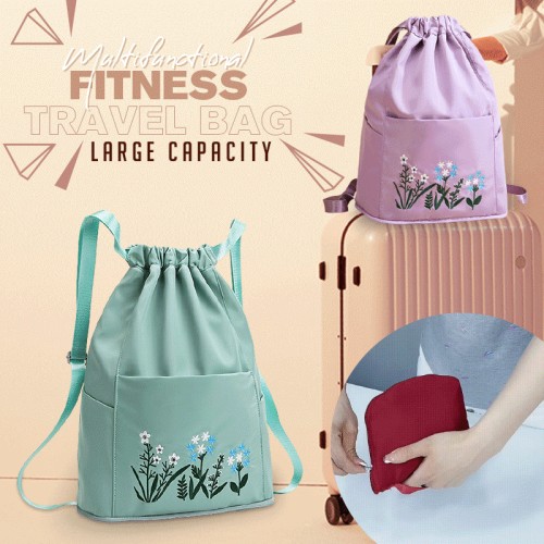 🔥New Year Sale- SAVE 49% OFF🔥Foldable Waterproof Drawstring Large Capacity Embroidered Backpack