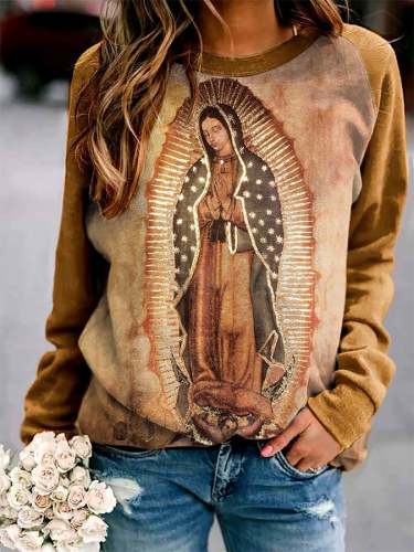 🔥Buy 3 Get 10% Off🔥Virgin Mary Print Women's Sweatshirt