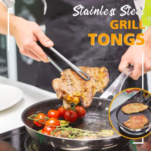 (🔥2023 Summer Sale 49% OFF) Stainless Steel Grill Tongs