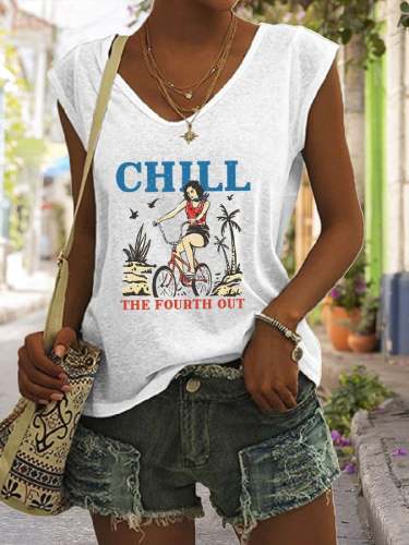 Women's Chill The Fourth Out Sleeveless Top