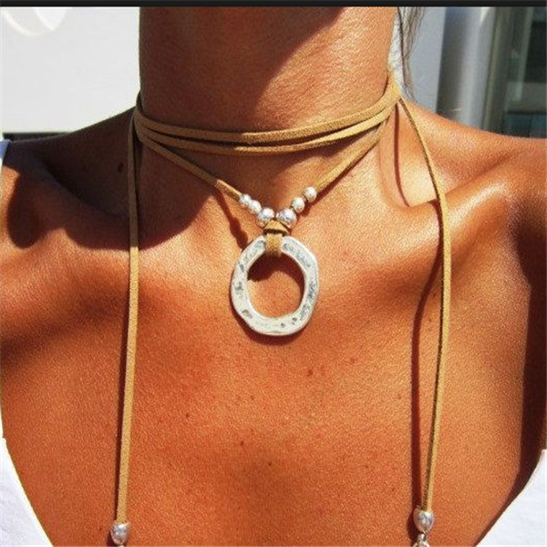 Womens Punk Boho bohemian hippy gypsy necklaces