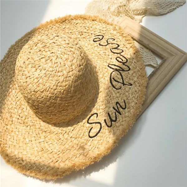 Women's Summer Sun Hat Straw Hat Wide Beach Hat