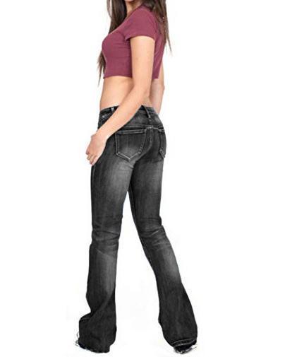 Women's Stretch Casual Denim Bottoms Jeans Pants