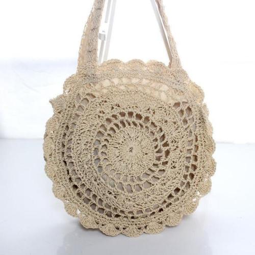 Women's Casual Woven  Beach Summer Straw Shoulder Bags