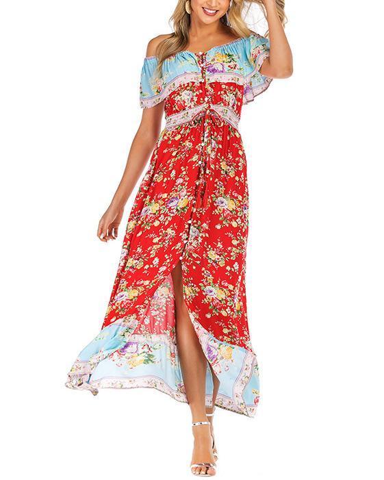 Fashion Summer Vacation Dress Maxi Dresses