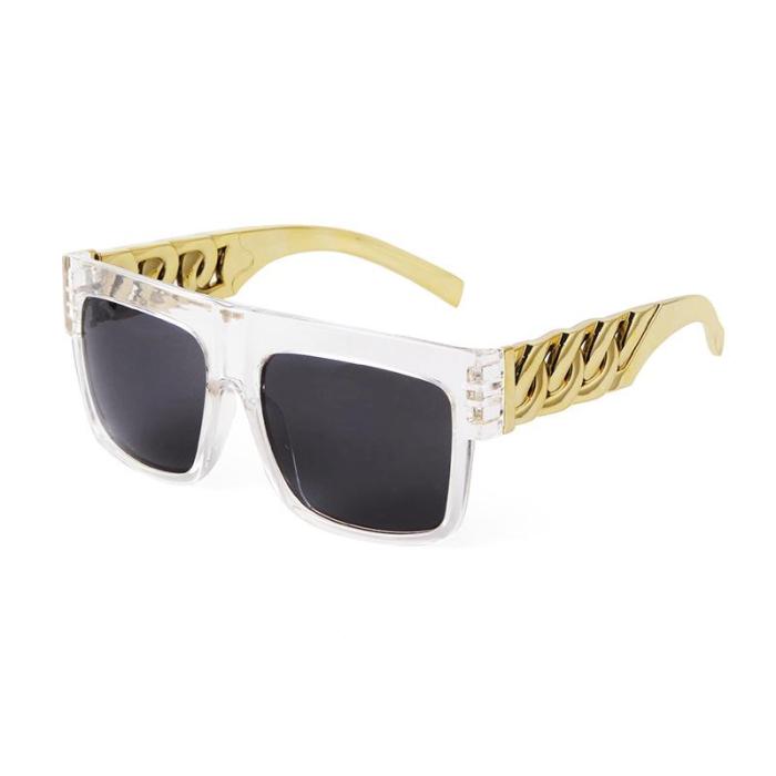 Hip Hop Gold Chain Shape Sunglasses