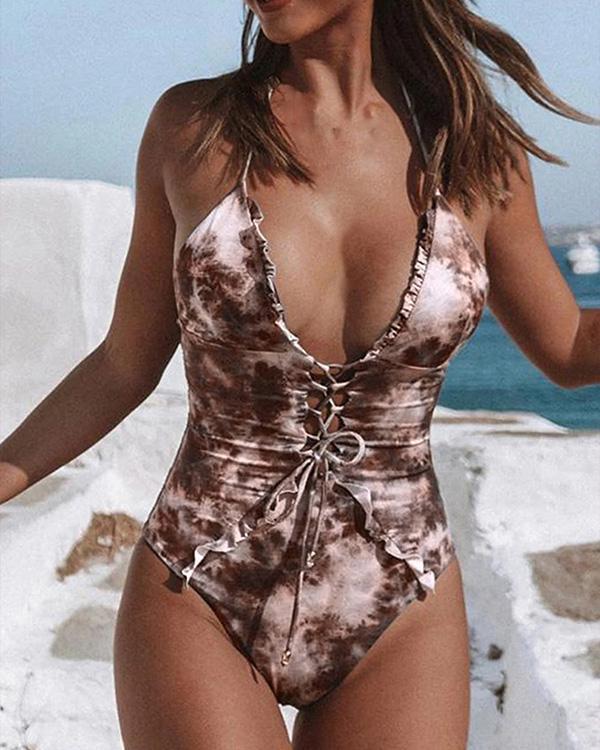 Floral Wire-free One-Piece Swimsuit