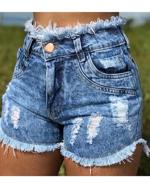 Basic casual sexy denim shorts Pants